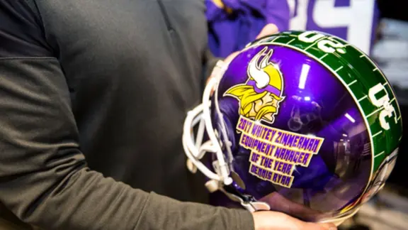 2017 Whitey Zimmerman Award given to Dennis Ryan of the Vikings